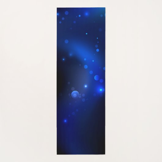 Morpho Butterfly in de donkere achtergrond Yogamat (Achterkant)