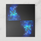 Morpho Butterfly in the Dark Background Klantenkaartje (Buitenkant ongevouwen)