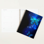 Morpho Butterfly in the Dark Background Planner (Display)