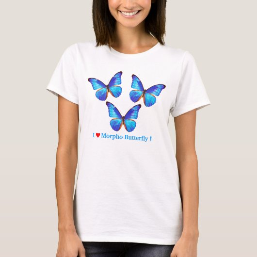 Morpho Butterfly T-shirt (Voorkant)