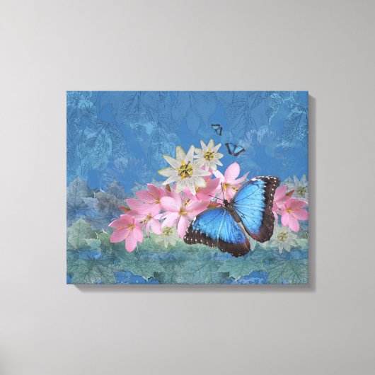 Morpho Magic Ingepakt Canvas Print (Voorkant)