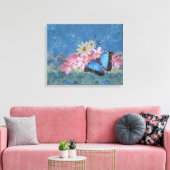 Morpho Magic Ingepakt Canvas Print (Insitu (Woonkamer))