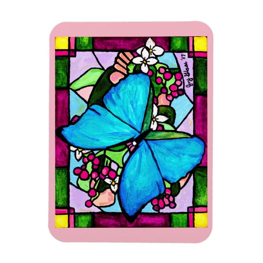 Morpho Magnet Magneet (Verticaal)