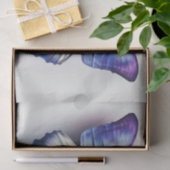 MORPHO mooi blauw vlinder decoupage papier (Geschenk)