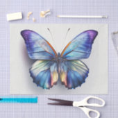 MORPHO mooi blauw vlinder decoupage papier (Craft)