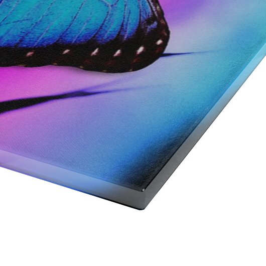 Morpho op Rainbow Snijplank (Hoek)