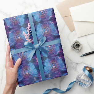 Morpho vlinder / Galaxy Mandala Cadeaupapier