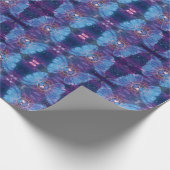 Morpho vlinder / Galaxy Mandala Cadeaupapier (Hoek)