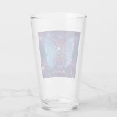 Morpho vlinder / Galaxy Mandala Glas (Achterkant)