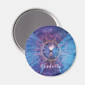 Morpho vlinder / Galaxy Mandala Magneet (Voorkant / Achterkant)