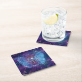 Morpho vlinder / Galaxy Mandala Papier Onderzetter (Insitu)