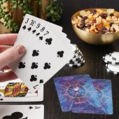 Morpho vlinder / Galaxy Mandala Pokerkaarten (Insitu)