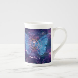 Morpho vlinder / Galaxy Mandala Porselein Kop