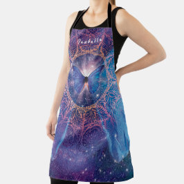 Morpho vlinder / Galaxy Mandala Schort