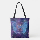 Morpho vlinder / Galaxy Mandala Tote Bag (Achterkant)