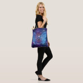 Morpho vlinder / Galaxy Mandala Tote Bag (Op model)