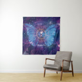 Morpho vlinder / Galaxy Mandala Wandkleed (In situ)