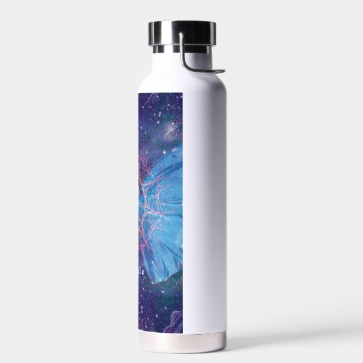 Morpho vlinder / Galaxy Mandala Waterfles (Links)