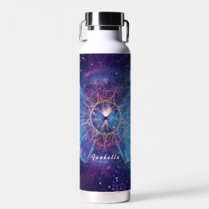 Morpho vlinder / Galaxy Mandala Waterfles