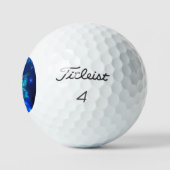 Morpho Vlinder in de Donkere Achtergrond Golfballen (Logo)