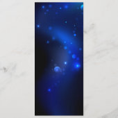 Morpho Vlinder in de Donkere Achtergrond Programmakaart (Achterkant)