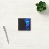 Morpho Vlinder in Donkere Achtergrond Post-it® Notes (Kantoor)