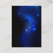 Morpho Vlinder op Donkere Achtergrond Advieskaart (Achterkant)