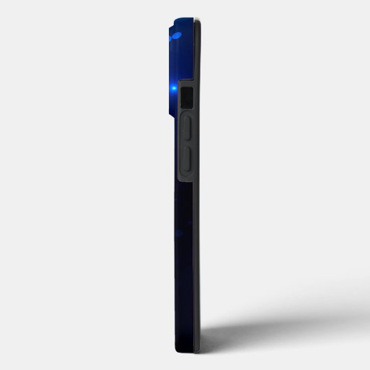 Morpho Vlinder op Donkere Achtergrond Case-Mate iPhone Case (Achterkant / Links)