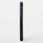 Morpho Vlinder op Donkere Achtergrond Case-Mate iPhone Case (Achterkant/links)