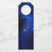 Morpho Vlinder op Donkere Achtergrond Flessenhanger (Achterkant)