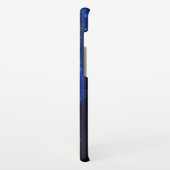 Morpho Vlinder op Donkere Achtergrond Samsung Galaxy Hoesje (Linkerkant)