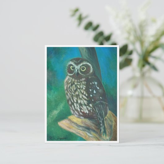 Morpork Owl Post Kaart (Staand voorkant)