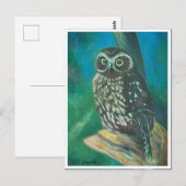 Morpork Owl Post Kaart (Voorkant / Achterkant)