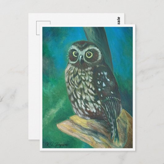 Morpork Owl Post Kaart (Voorkant / Achterkant)