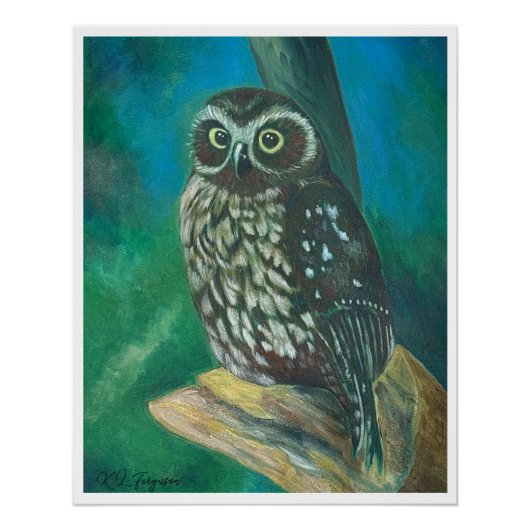 Morpork Owl-Poster Perfect Poster (Voorkant)