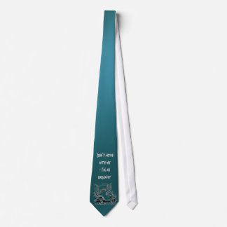 Morre niet met mijn turquoise das
