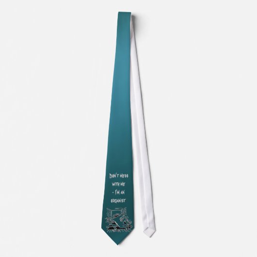 Morre niet met mijn turquoise das (Voorkant)