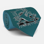 Morre niet met mijn turquoise das (Opgerold)