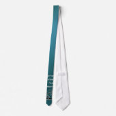 Morre niet met mijn turquoise das (Achterkant)