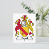 Morrell Family Crest Briefkaart (Staand voorkant)