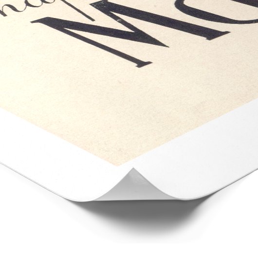 Morreton ( franse petten reclame) poster (Hoek)