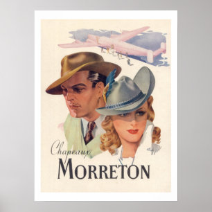 Morreton ( franse petten reclame) poster