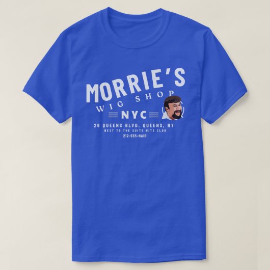 Morries Wig Shop NYC  T-shirt (Design voorkant)