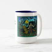 Morrigain Unleashed Tweekleurige Koffiemok (Voorkant rechts)