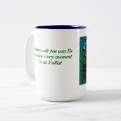 Morrigain Unleashed Tweekleurige Koffiemok (Voorkant links)