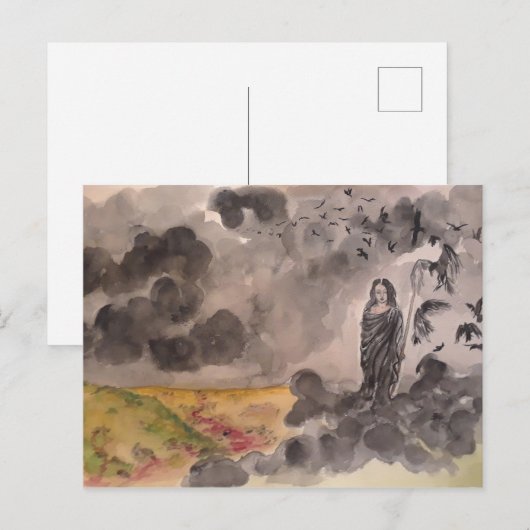 Morrigan Briefkaart (Voorkant / Achterkant)