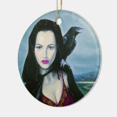 "Morrigan" Goddess Ornament/Pendant Keramisch Ornament (Links)