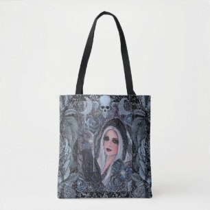 Morrigan godin met raaf door Renee Tote Bag