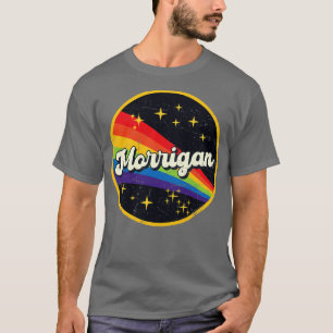 Morrigan regenboog in ruimte GrungeStyle T-shirt