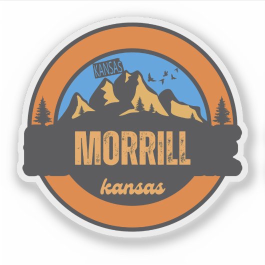 Morrill, Kansas Sticker (Voorkant)